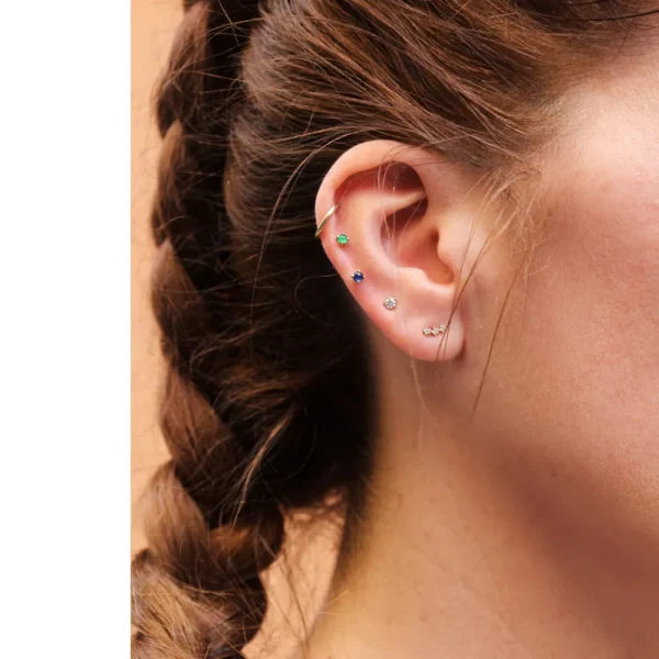 Discount Blue sigh. Single earring Earrings