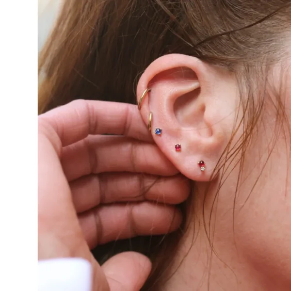 Discount Blue sigh. Single earring Earrings