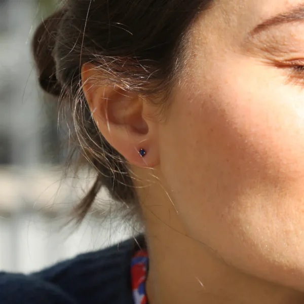 Discount Blue sigh. Single earring Earrings