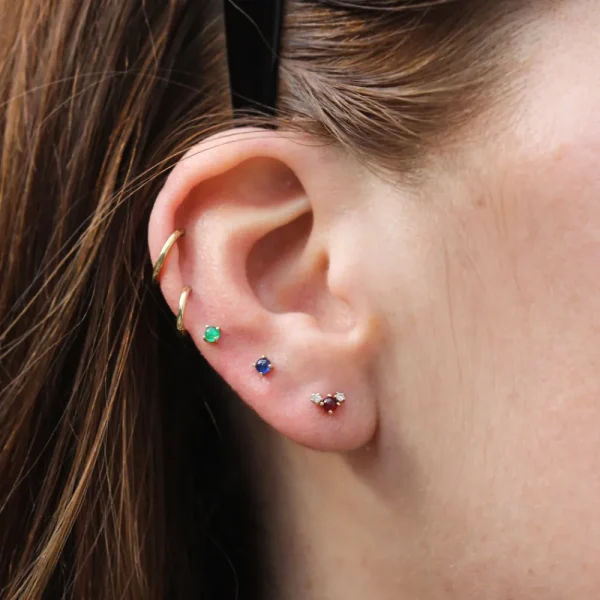 Discount Blue sigh. Single earring Earrings