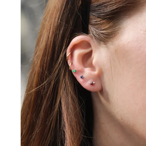 Discount Blue sigh. Single earring Earrings