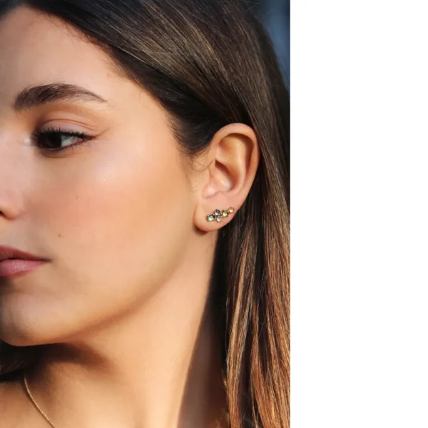 Fashion Caricia azul. Single earring Earrings