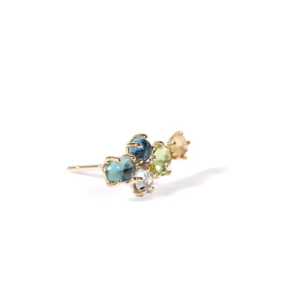 Fashion Caricia azul. Single earring Earrings