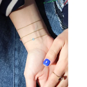 Online Coupon for welded bracelet “Secret. Qui gli occhi si abbracciano (cerulei)” Gift Card | Bracelets