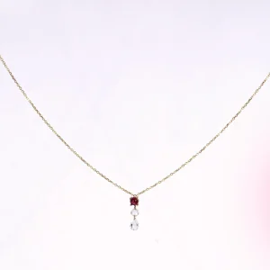 Sale Esclamata (+ruby). Necklace Necklaces