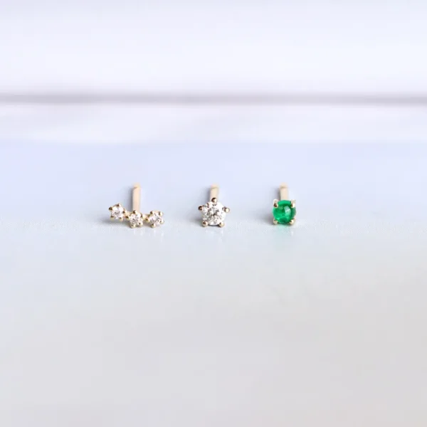 Fashion Green sigh. Single earring Earrings