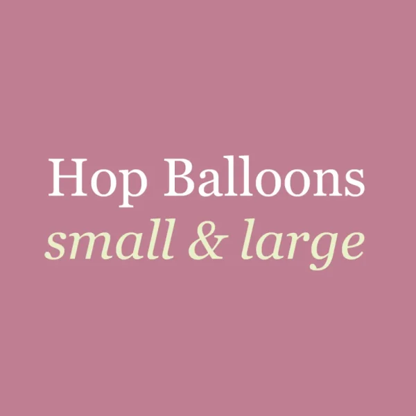 Online Hop Balloons (large). Single earring Earrings