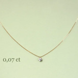 Sale I silenzi dove inizia il rosso. Necklace (0,014 | 0,03 | 0,07 ct) Necklaces