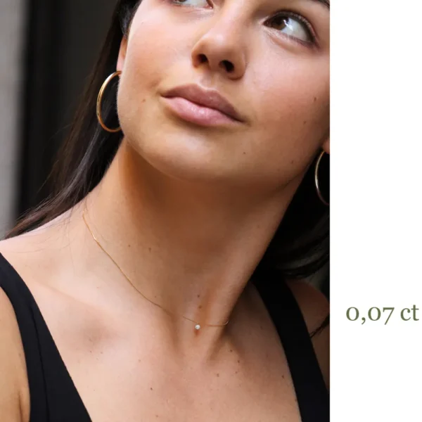 Sale I silenzi dove inizia il rosso. Necklace (0,014 | 0,03 | 0,07 ct) Necklaces