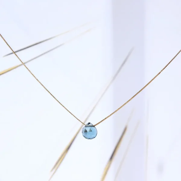 New Il pesce prima di te. Necklace (blue) Necklaces