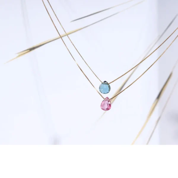 New Il pesce prima di te. Necklace (blue) Necklaces