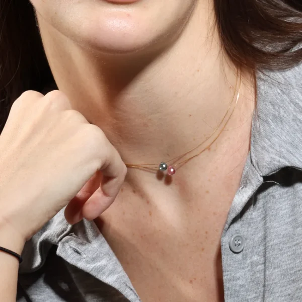 New Il pesce prima di te. Necklace (blue) Necklaces