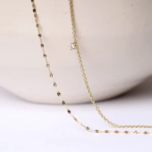 Clearance La raccolta dei sensi. Diamond. Bi-Necklace Necklaces