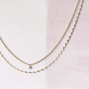 Clearance La raccolta dei sensi. Diamond. Bi-Necklace Necklaces