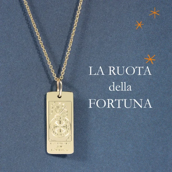 Fashion La Ruota della Fortuna. Gold Pendant Pendants | Customized Products