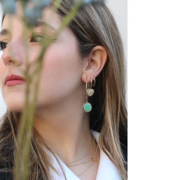 New Lavoro su me, ora. Hoop earring Earrings