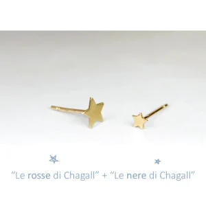 Clearance Le nere di Chagall. Single earrings Earrings
