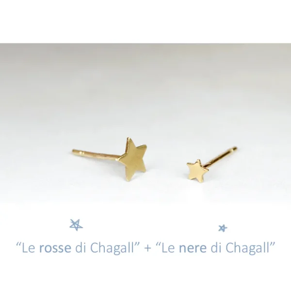 Clearance Le nere di Chagall. Single earrings Earrings