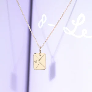 Fashion Letter to Juliet. Gold Pendant Pendants