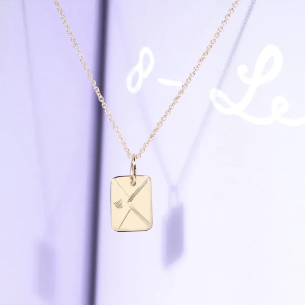 Fashion Letter to Juliet. Gold Pendant Pendants