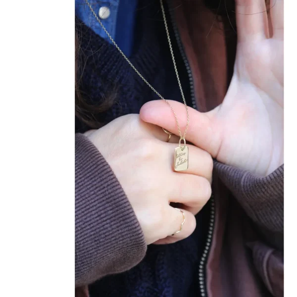 Fashion Letter to Juliet. Gold Pendant Pendants