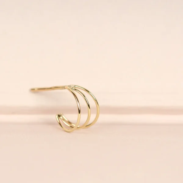 Fashion Low-fi girl. Single earring Earrings