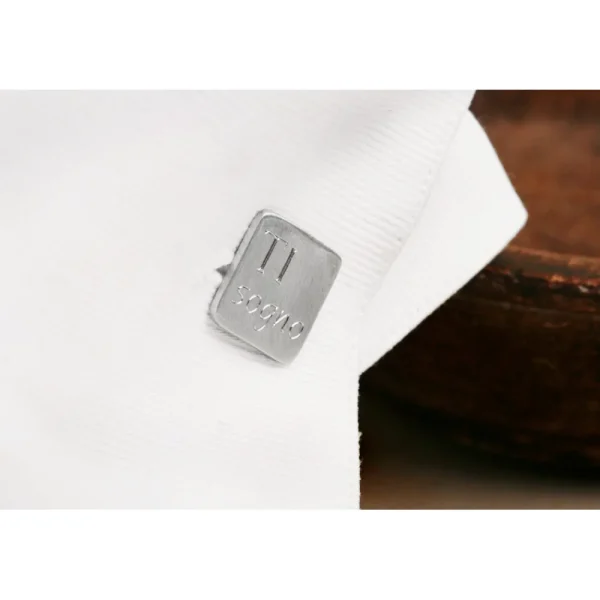 Fashion L’uomo di pane. Silver cuff-links Cuff-links | Customized Products