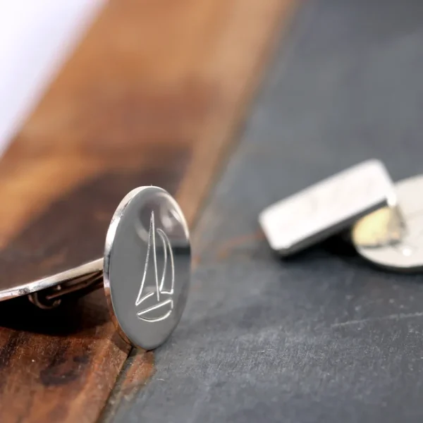 Fashion L’uomo di pane. Silver cuff-links Cuff-links | Customized Products