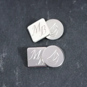 Fashion L’uomo di pane. Silver cuff-links Cuff-links | Customized Products