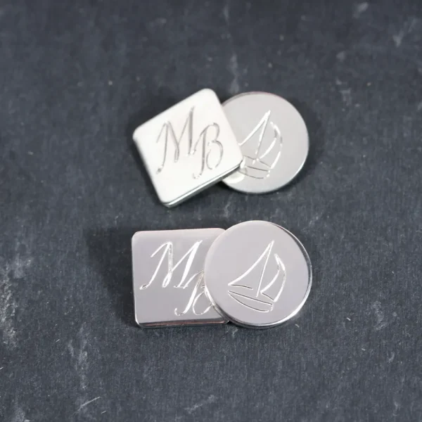 Fashion L’uomo di pane. Silver cuff-links Cuff-links | Customized Products