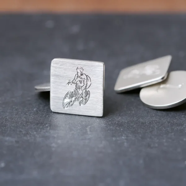 Fashion L’uomo di pane. Silver cuff-links Cuff-links | Customized Products