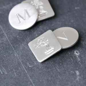Fashion L’uomo di pane. Silver cuff-links Cuff-links | Customized Products