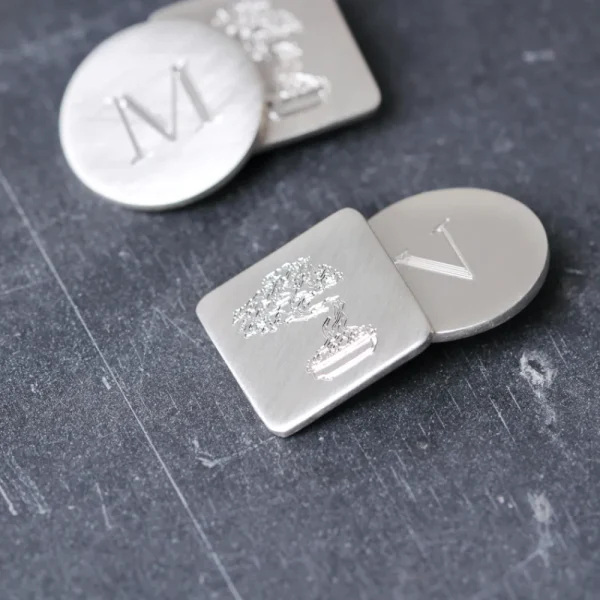 Fashion L’uomo di pane. Silver cuff-links Cuff-links | Customized Products