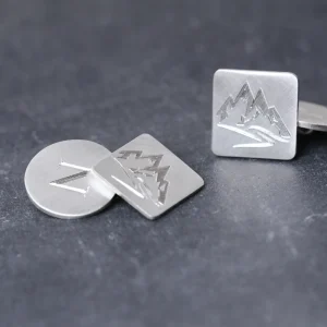 Fashion L’uomo di pane. Silver cuff-links Cuff-links | Customized Products