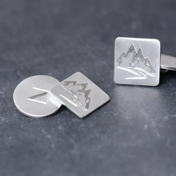 Fashion L’uomo di pane. Silver cuff-links Cuff-links | Customized Products