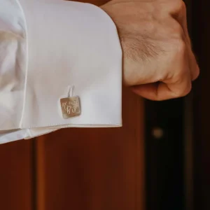 Fashion L’uomo di pane. Silver cuff-links Cuff-links | Customized Products