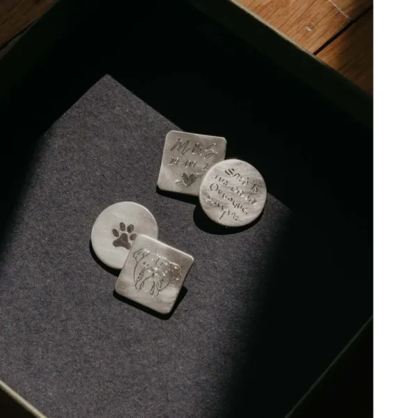 Fashion L’uomo di pane. Silver cuff-links Cuff-links | Customized Products
