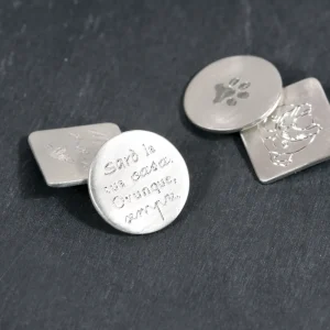 Fashion L’uomo di pane. Silver cuff-links Cuff-links | Customized Products