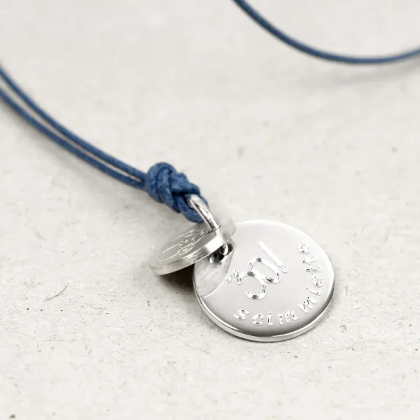 Sale Puces. Round Silver Pendant Pendants | Customized Products