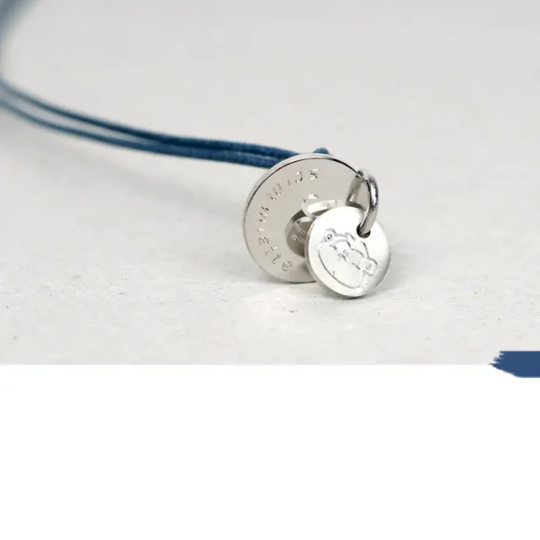 Sale Puces. Round Silver Pendant Pendants | Customized Products
