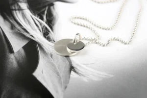 Sale Puces. Round Silver Pendant Pendants | Customized Products