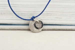 Sale Puces. Round Silver Pendant Pendants | Customized Products
