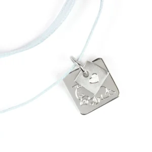 Online Puces. Squared Silver Pendant Pendants | Customized Products
