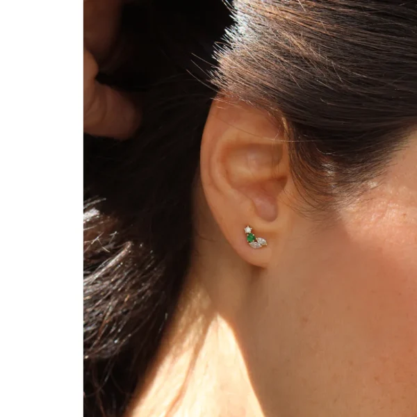 Discount Quattro (Mandelbrot set). Single earring Earrings