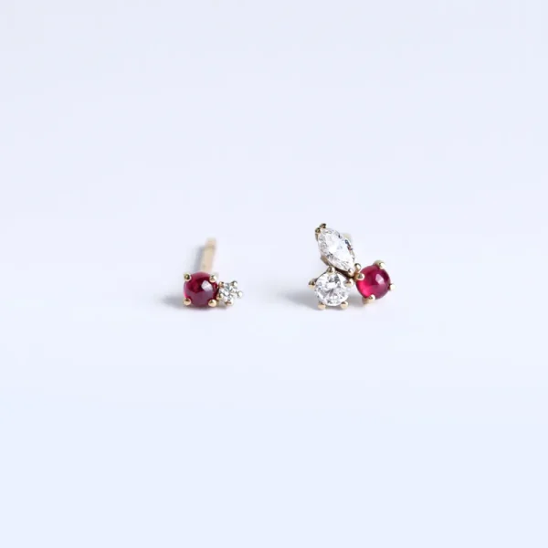 Hot Sei (Mandelbrot set). Single earring Earrings